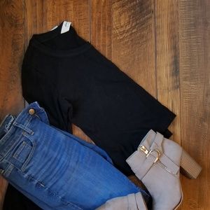 Cropped Black Sweater